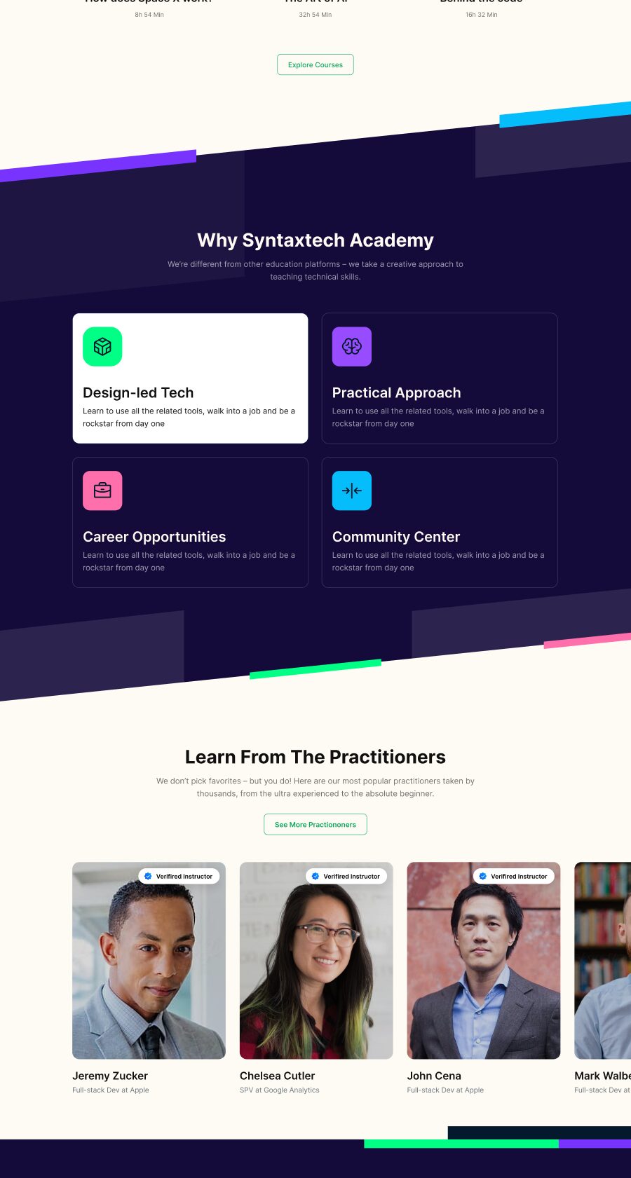 Project Pixelz Studio Introduction landing pages of Syntaxtech 