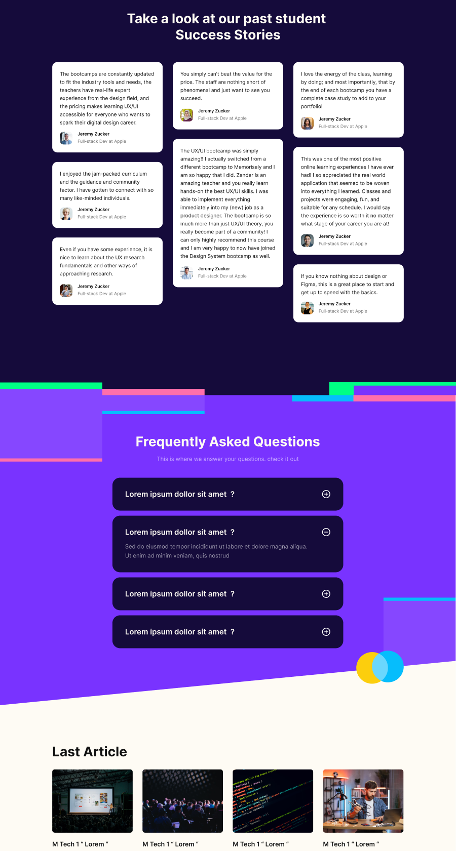 Project Pixelz Studio Introduction landing pages of Syntaxtech 