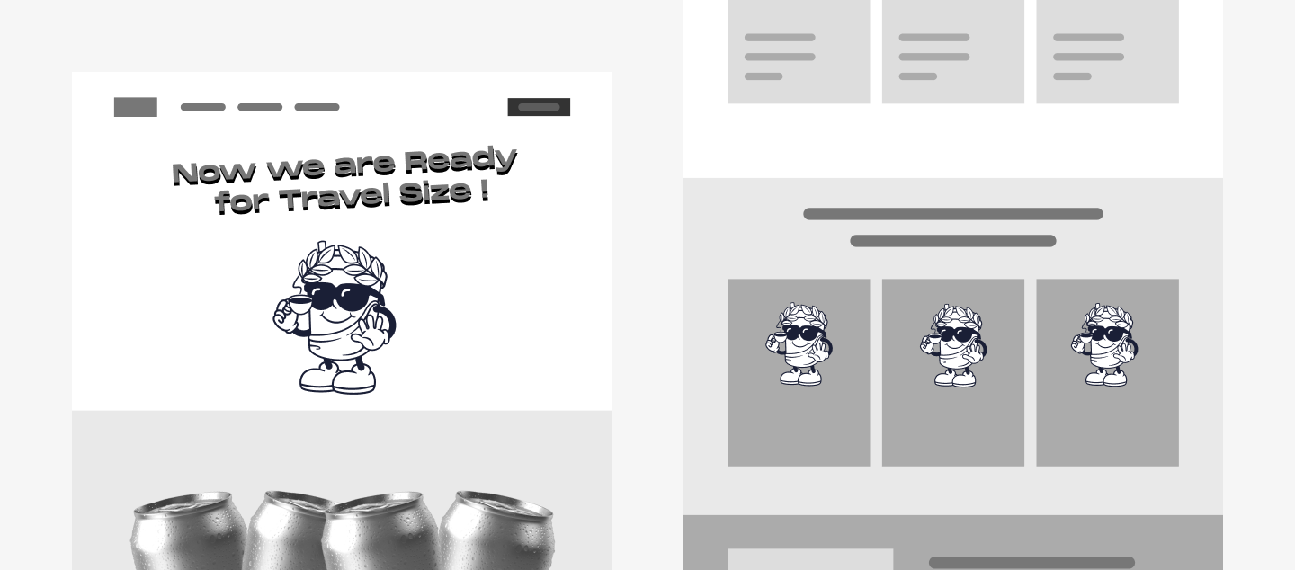 Project Pixelz Studio Introduction landing pages of Sagebrew Coffee 